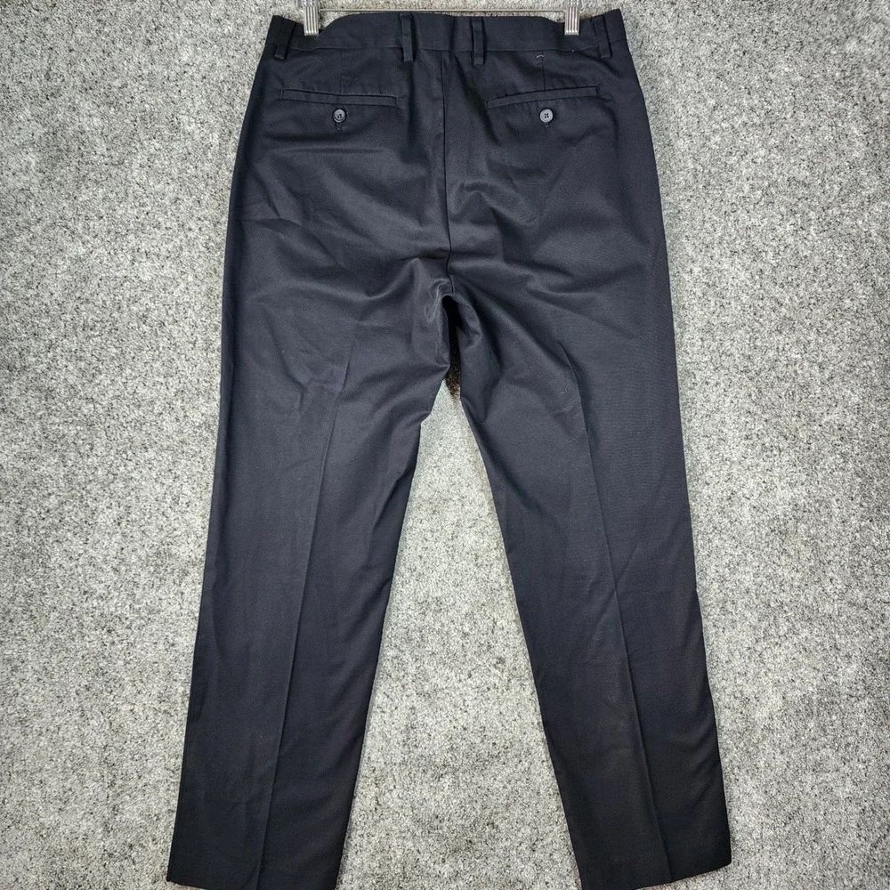 Banana Republic Chino Dress Pants Mens 34x32 Slim Fit Non-Iron Black Excellent